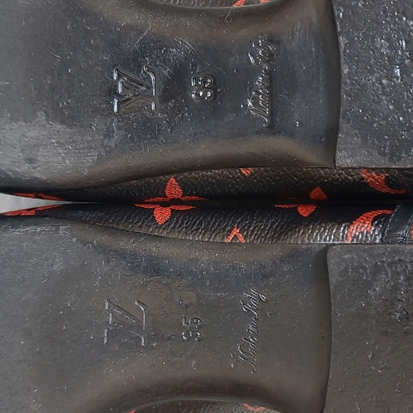 Louis Vuitton Infrarouge Revival Ballerina Flat Shoes Sz 35 - Picture 8 of 9